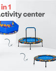 3 in 1 Trampólín og Boltaland - Blátt - miniplay.is