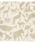 Lak 60x120 Animals - Olive Green - miniplay.is