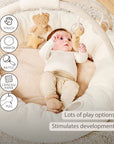 TEDDY leikmotta – ecru - miniplay.is