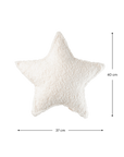 FORSALA - Stjarna Púði - Cream White - miniplay.is