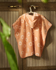 Handklæði Poncho - Jacquard Flower - miniplay.is