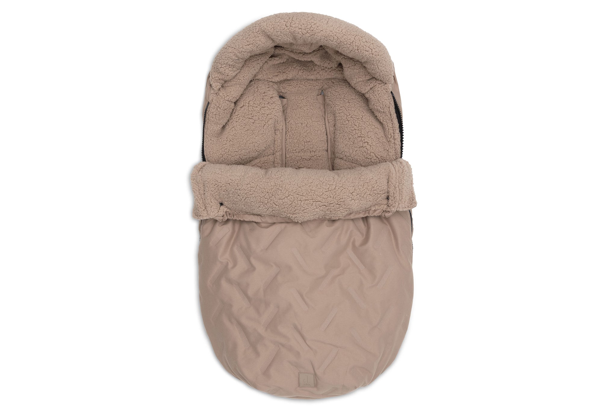 Bílstólapoki Embossed - Milky Coffee - miniplay.is