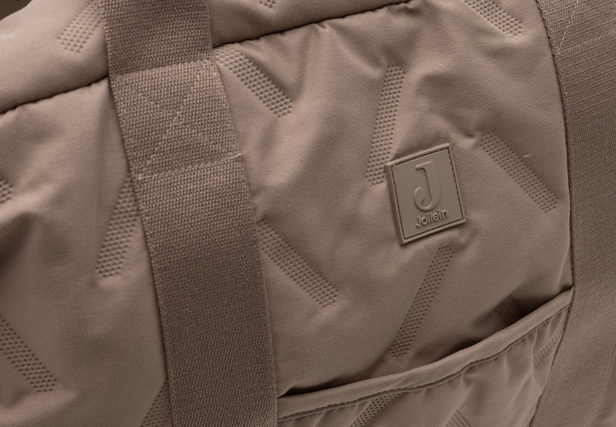 Skiptitaska Embossed Lily - Milky Coffee - miniplay.is