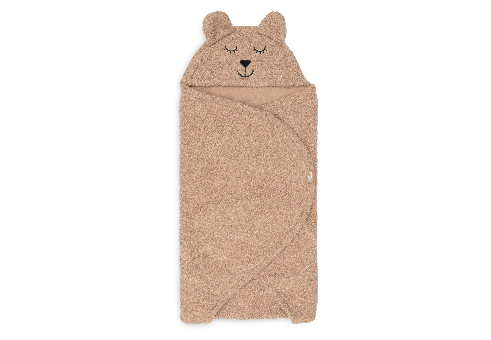 Teppi Bear Boucle - Biscuit - miniplay.is