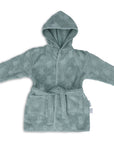 Baðsloppur 1-2 ára Miffy Jacquard - Sea Green