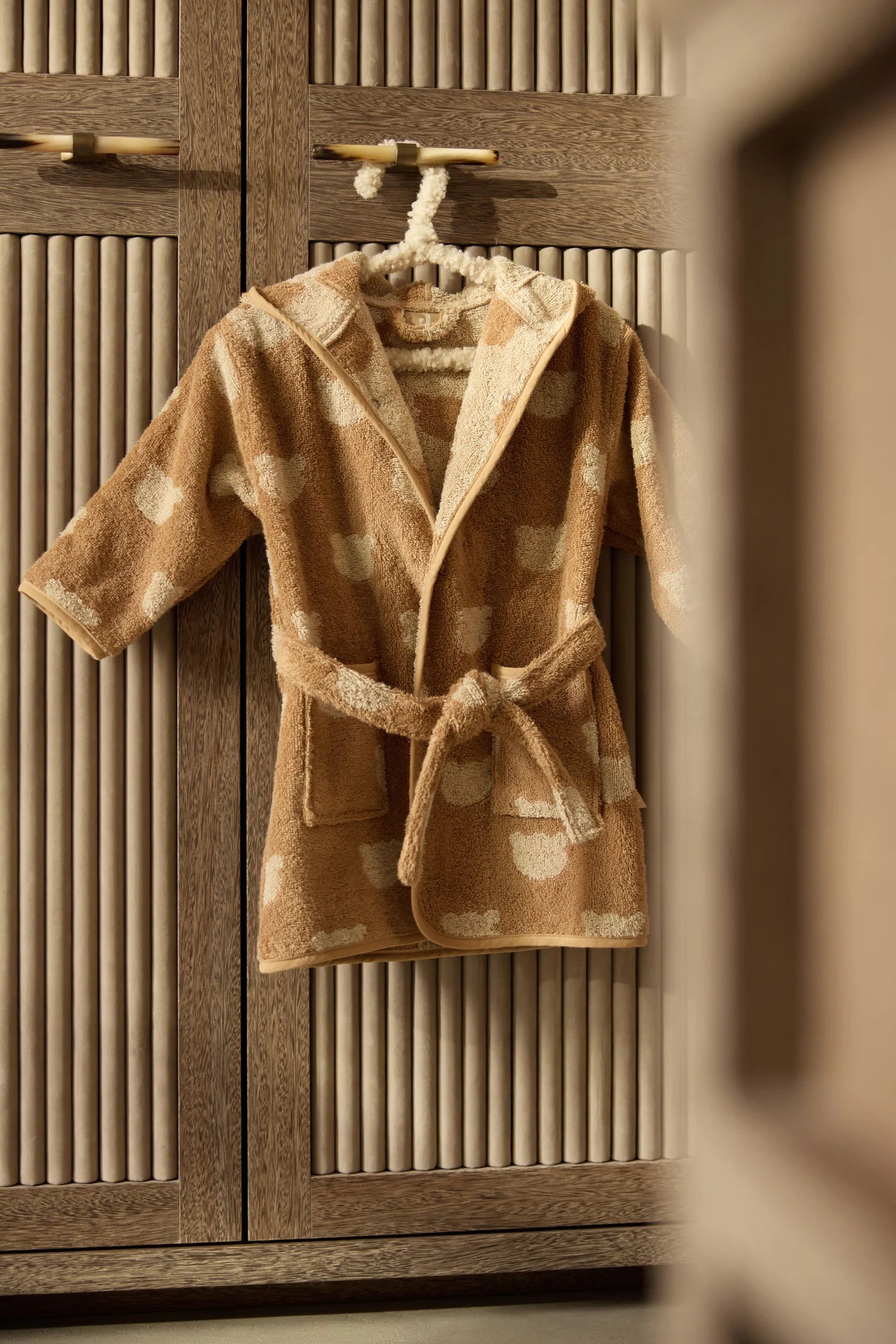 Baðsloppur 1-2 ára - Jacquard Teddy Bear - miniplay.is