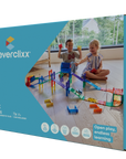 Cleverclixx Bílabraut Race Track Intense - 65 hlutar – askja