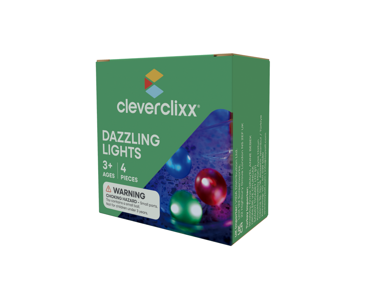 Cleverclixx Ljósakúlur Dazzling Lights - 4 stk. – askja