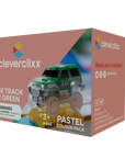 Cleverclixx Bíll fyrir bílabraut - Pastel Green – askja