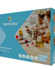 Cleverclixx Byggingarsvæði Construction Builder Intense - 48 hlutar – askja