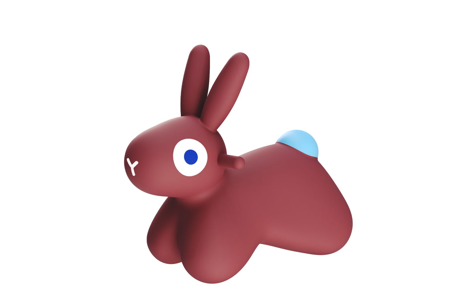 Hoppi Bunny - Burgundy - miniplay.is