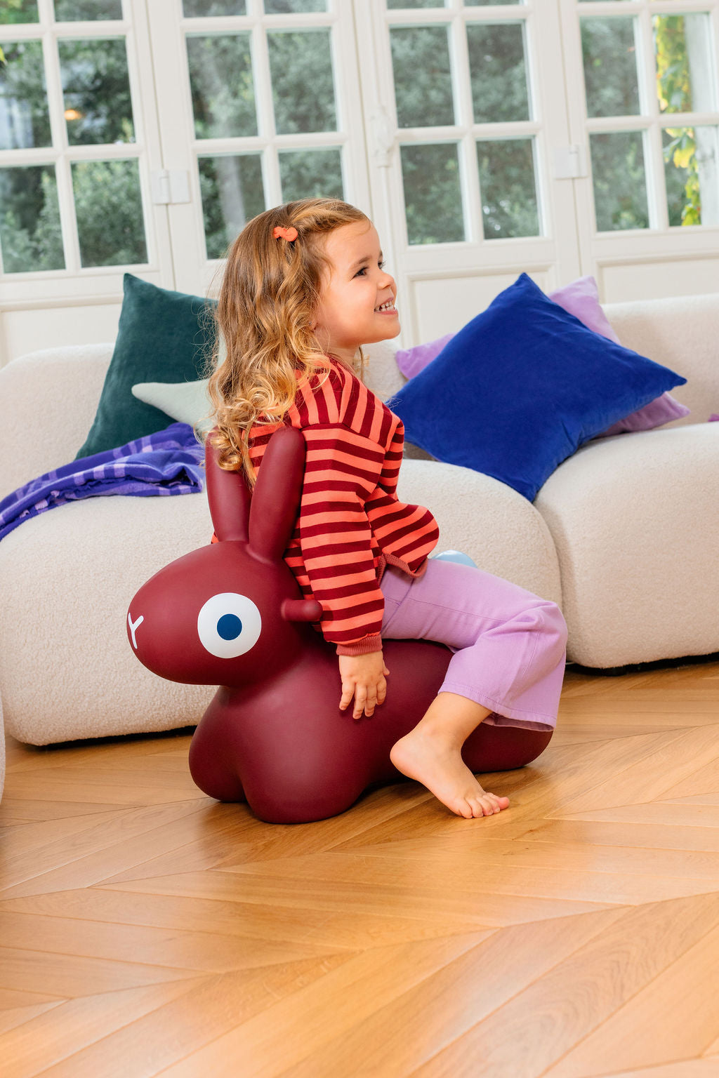 Hoppi Bunny - Burgundy - miniplay.is