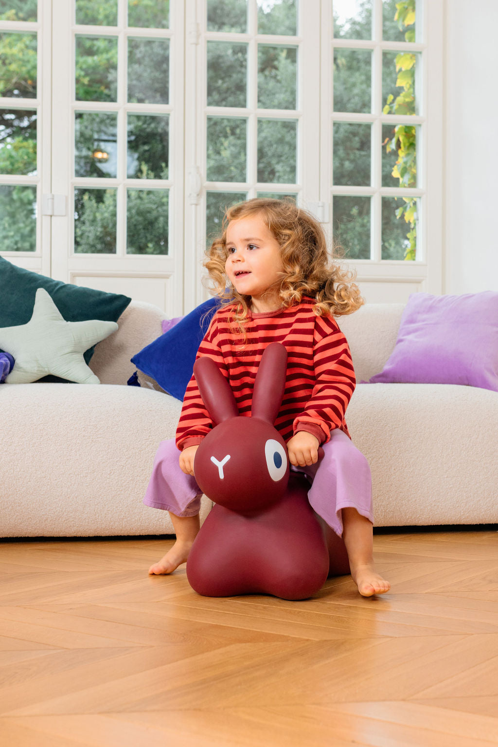 Hoppi Bunny - Burgundy - miniplay.is