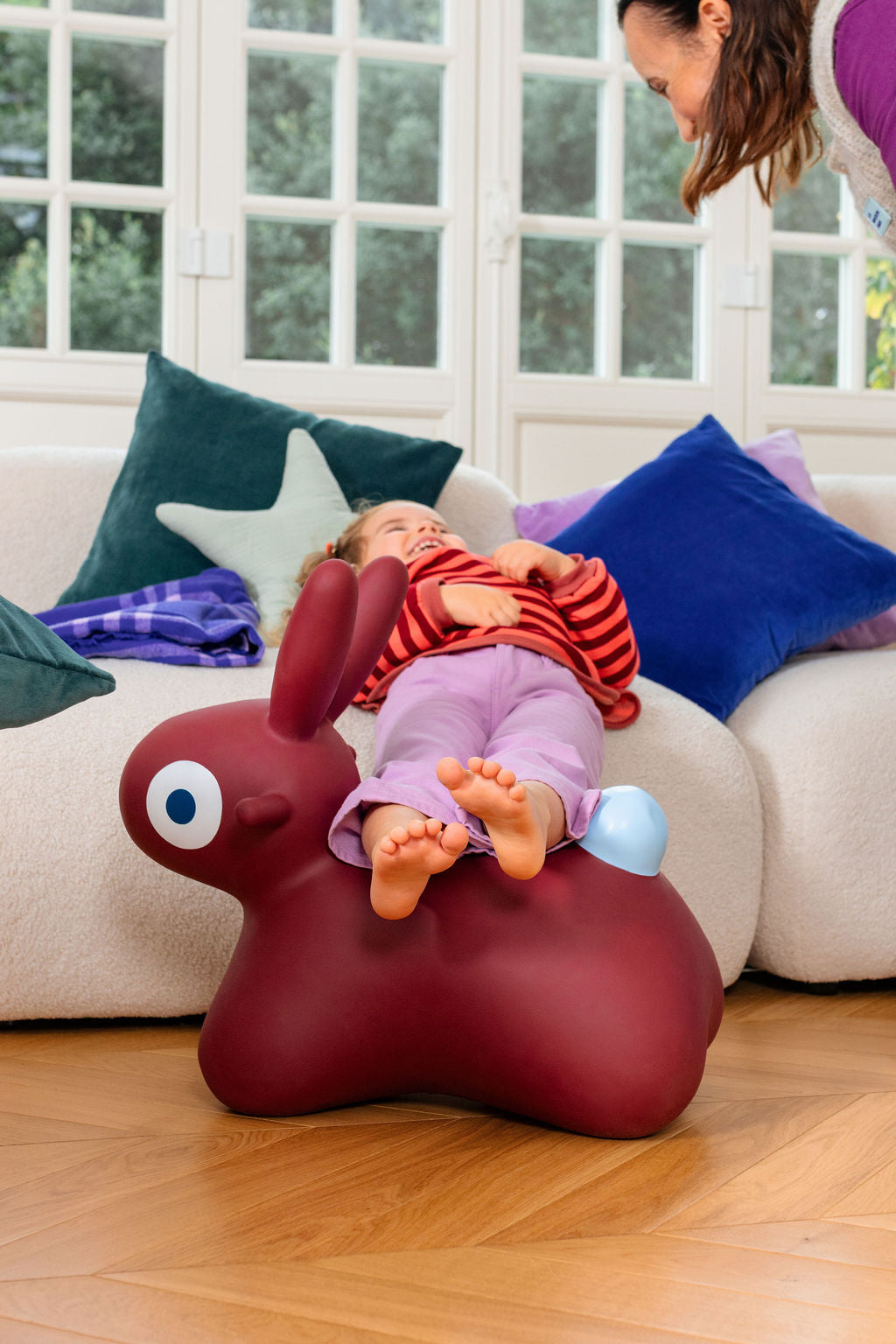 Hoppi Bunny - Burgundy - miniplay.is