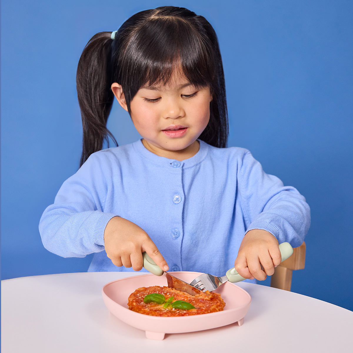 2in1 Diskur með sogskál - Blush
