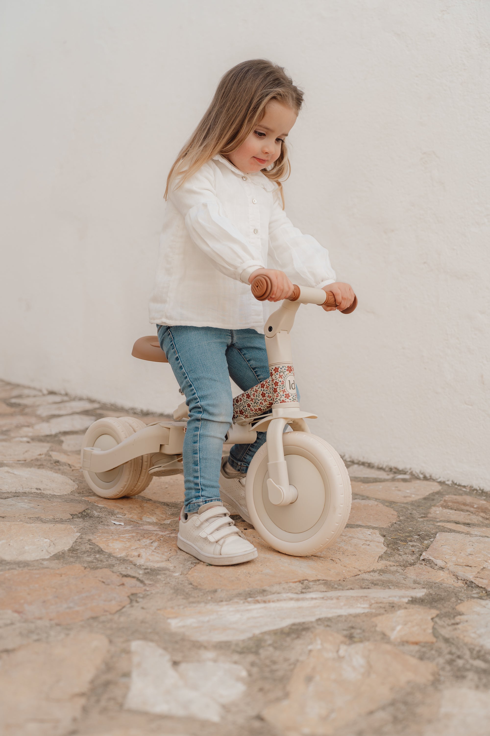 4in1 þríhjól/jafnvægishjól - Hvítt - miniplay.is