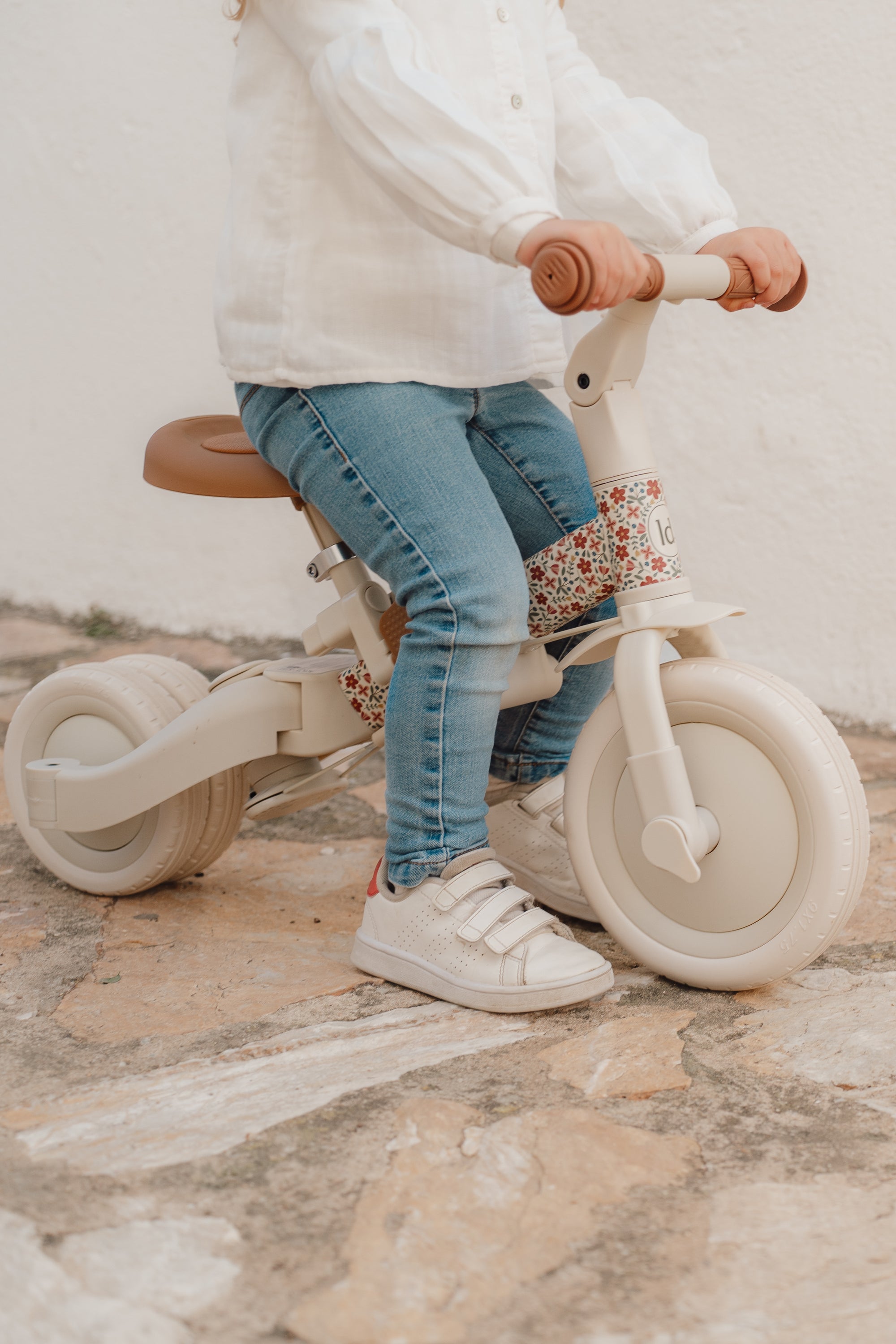 4in1 þríhjól/jafnvægishjól - Hvítt - miniplay.is