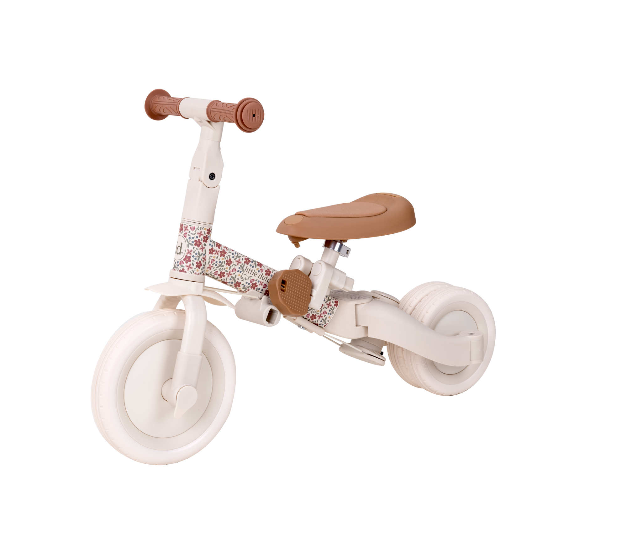 4in1 þríhjól/jafnvægishjól - Hvítt - miniplay.is