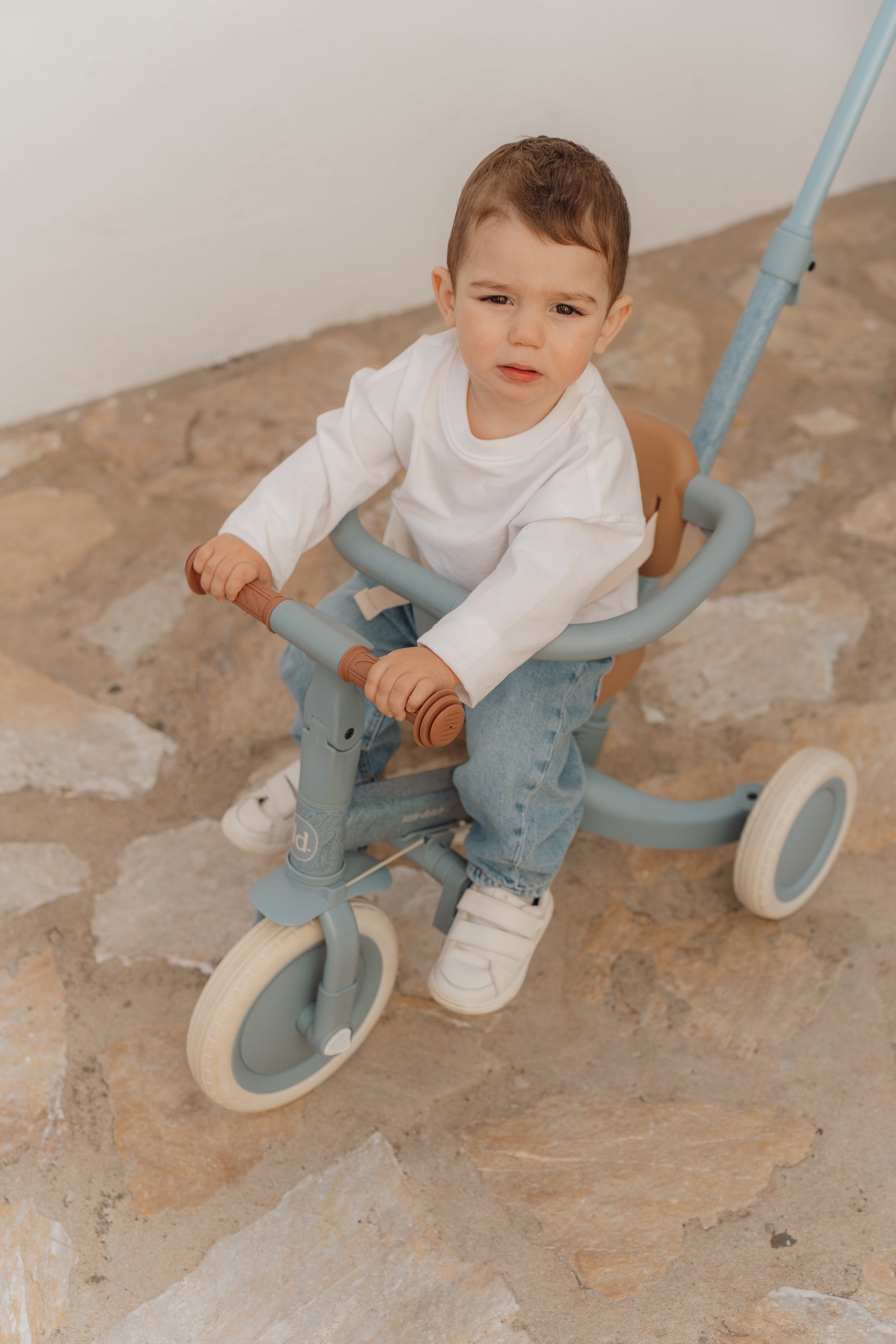 4in1 þríhjól/jafnvægishjól - Blátt - miniplay.is