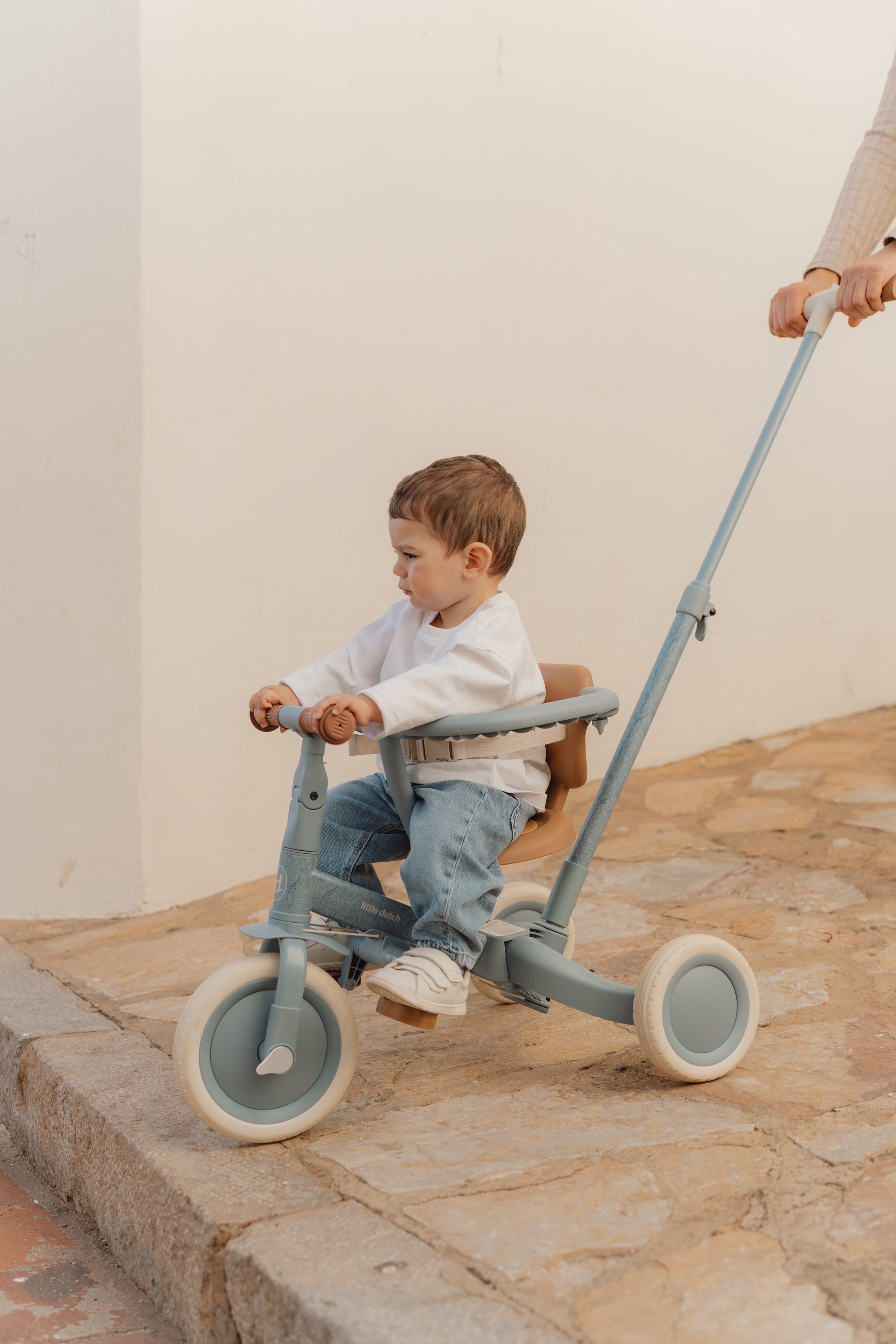 4in1 þríhjól/jafnvægishjól - Blátt - miniplay.is