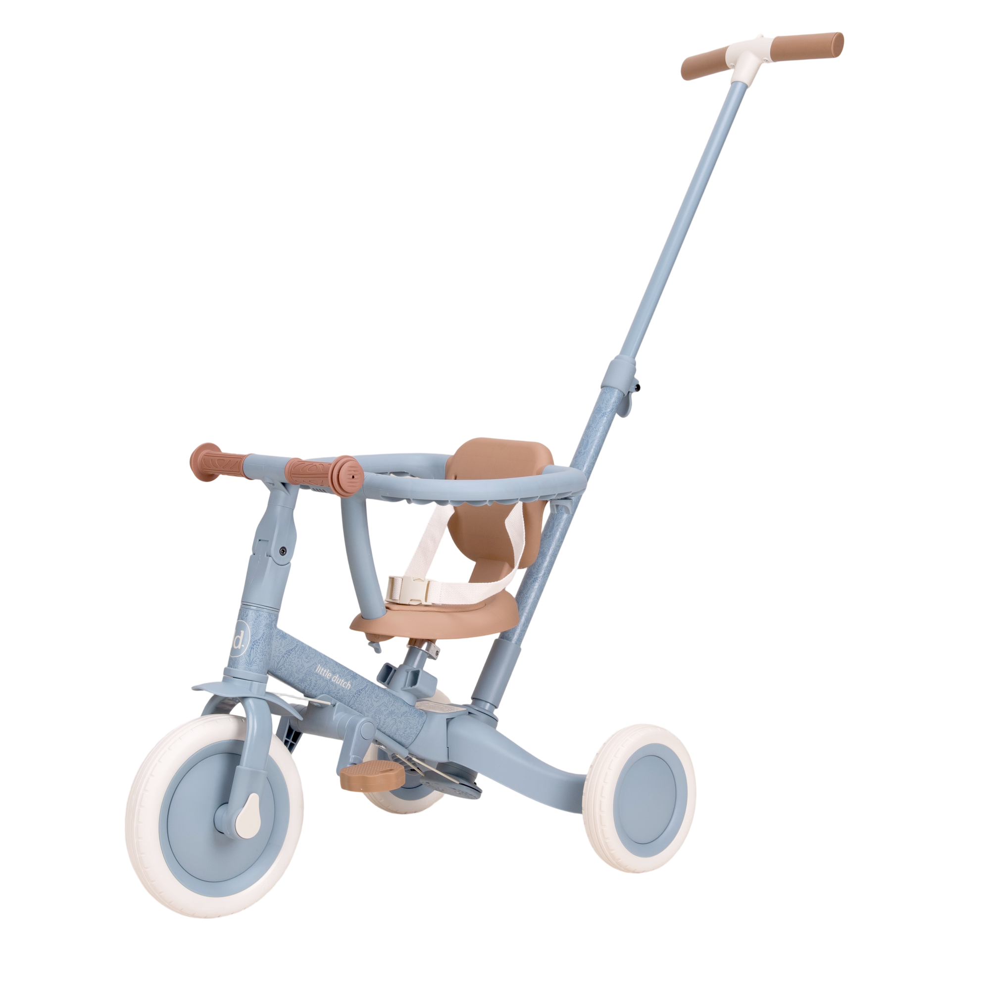 4in1 þríhjól/jafnvægishjól - Blátt - miniplay.is