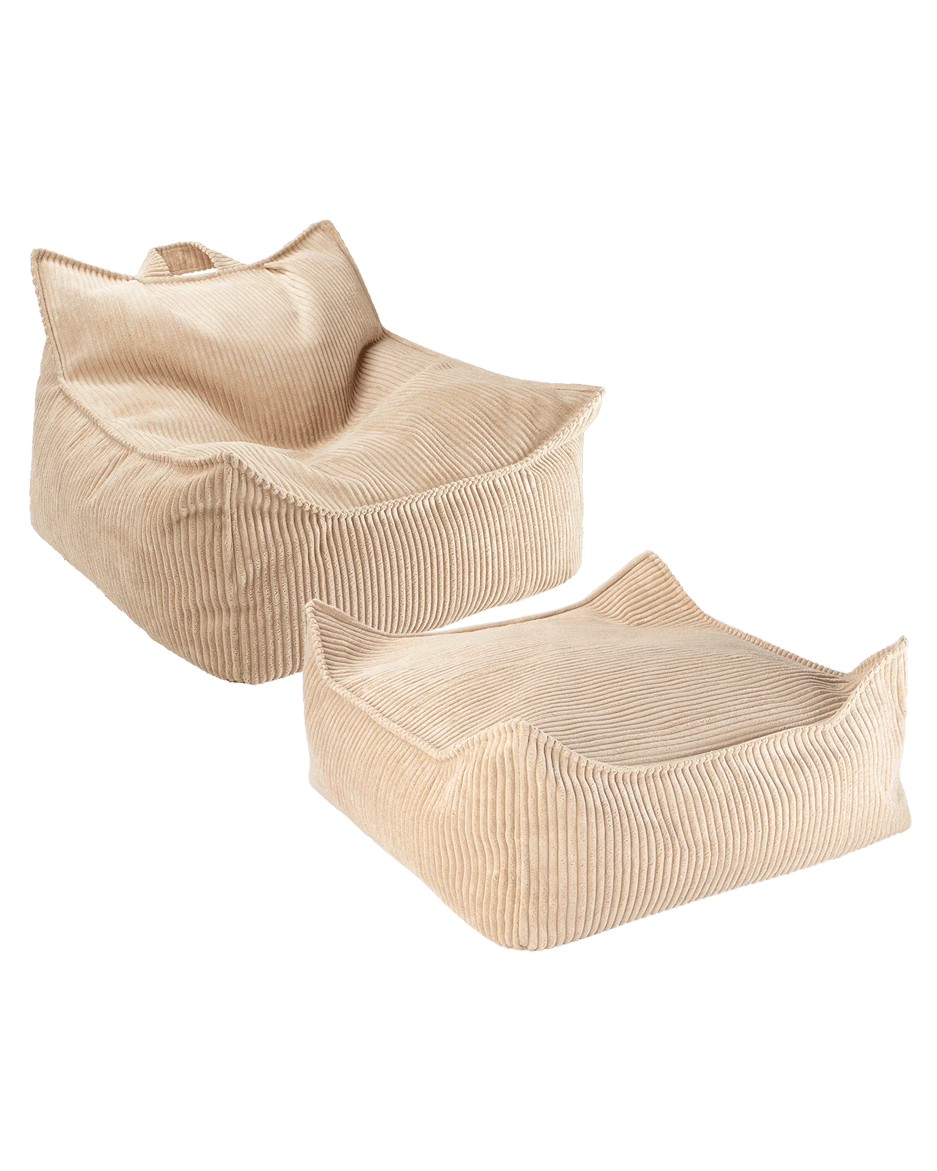 Baunastóll + baunaskemill - Brown Sugar - miniplay.is