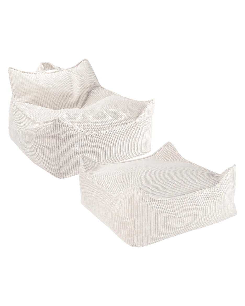 Baunastóll + baunaskemill - Marshmallow - miniplay.is