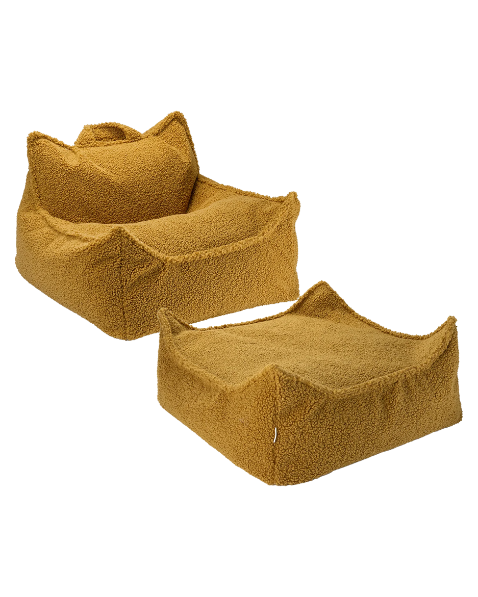 Baunastóll + baunaskemill - Maple - miniplay.is