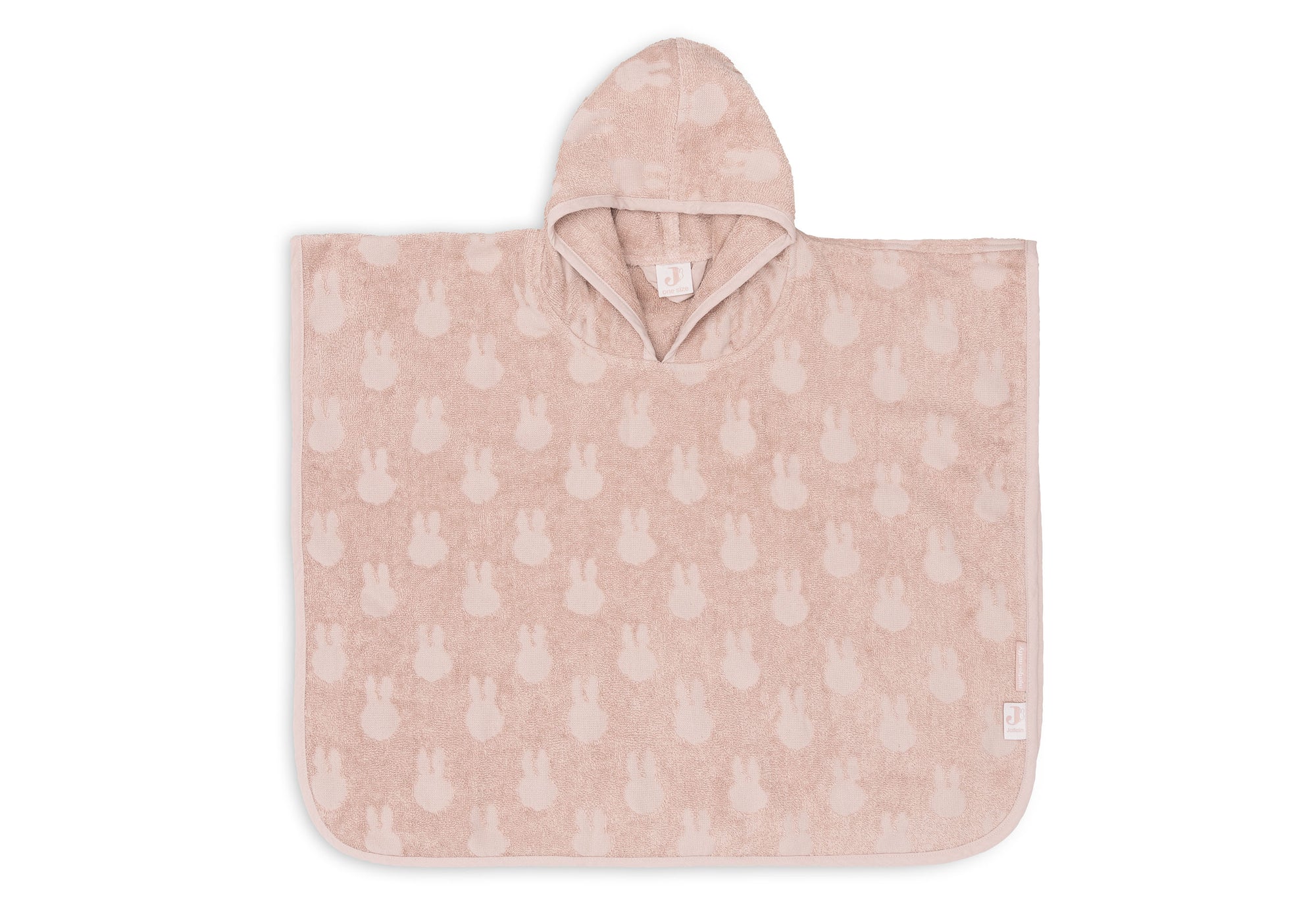 Handklæði Poncho Miffy Jacquard - Wild Rose - miniplay.is