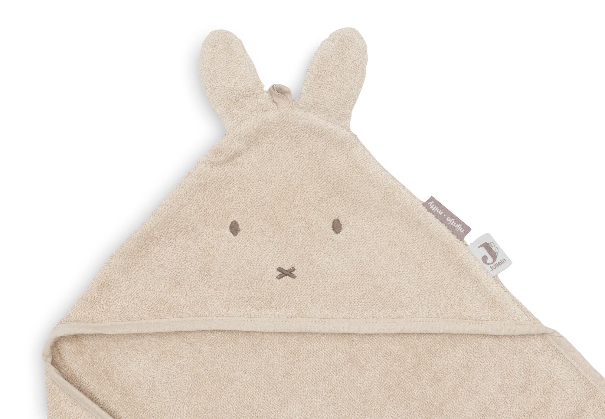 Handklæði með hettu 75x75 Miffy - Warm Sand - miniplay.is
