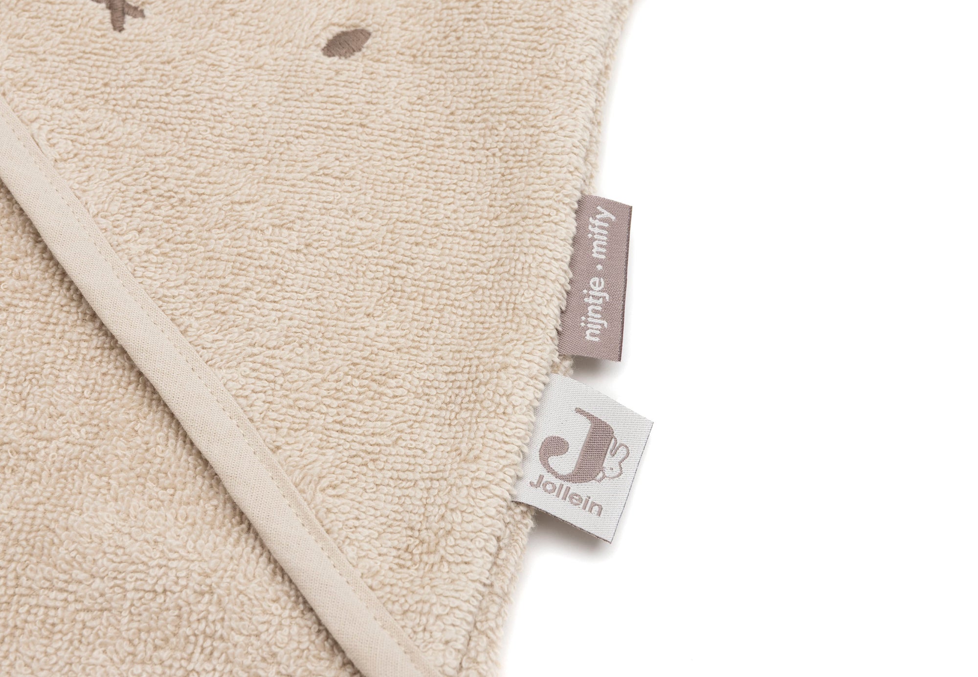 Handklæði með hettu 75x75 Miffy - Warm Sand - miniplay.is