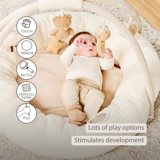 TEDDY leikmotta – ecru - miniplay.is