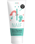 Naif 2-in-1 Sjampó -Kids 200 ml - miniplay.is