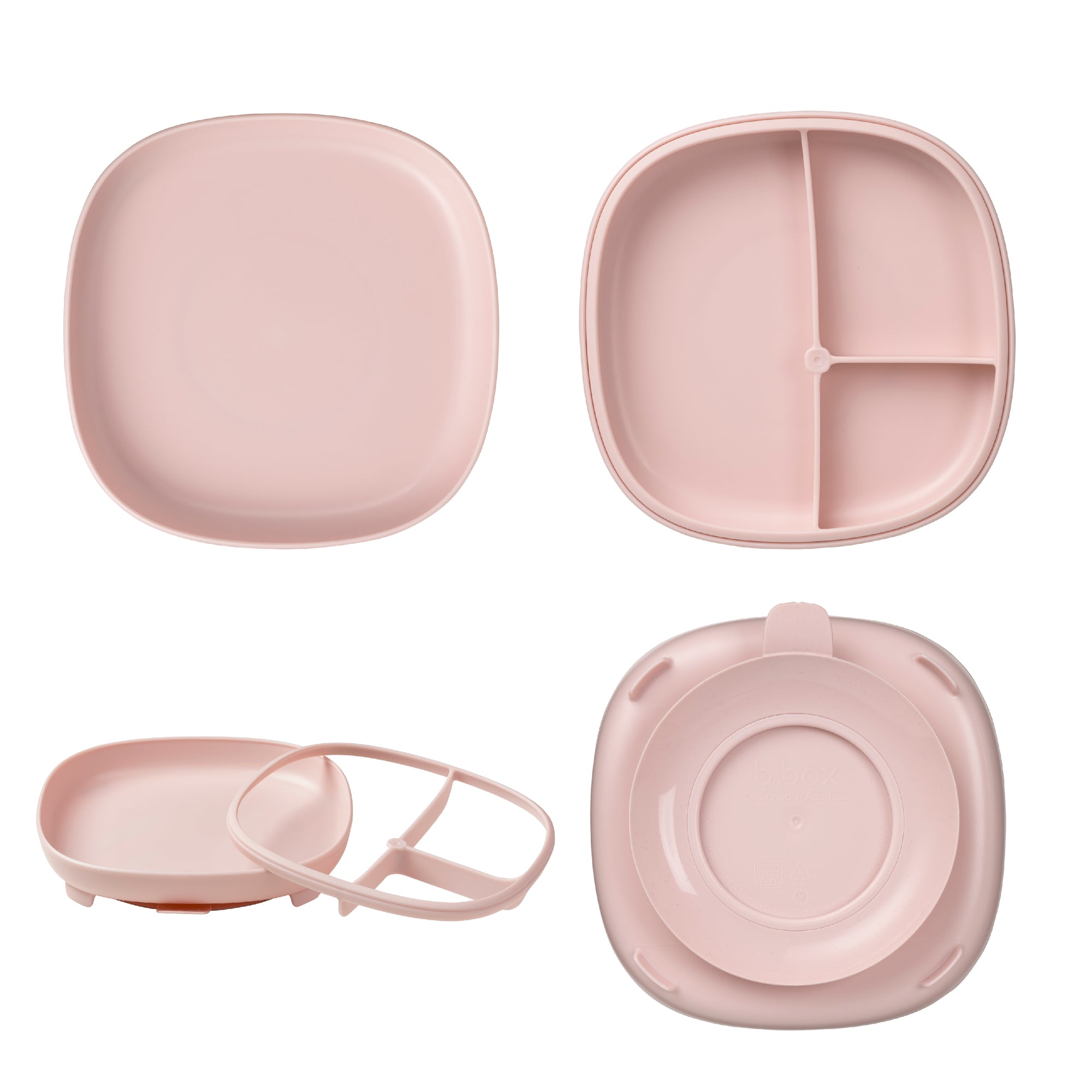 2in1 Diskur með sogskál - Blush