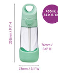 450ml Tritan™ Drykkjarbrúsi - Emerald Forest