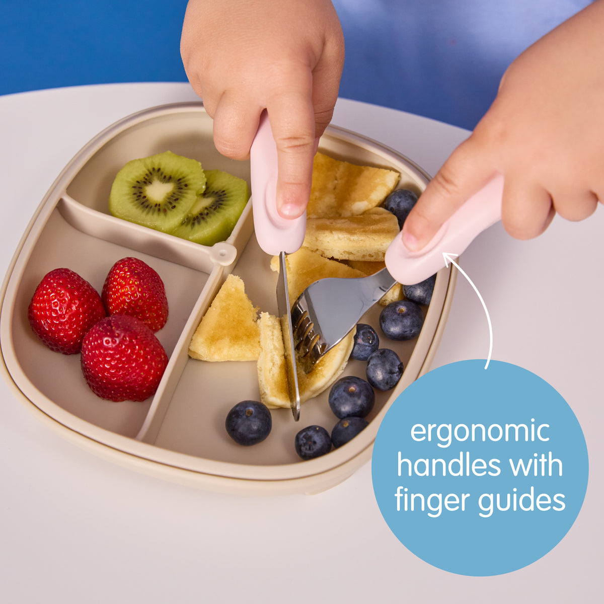 Jnr hnífapör - Blush
