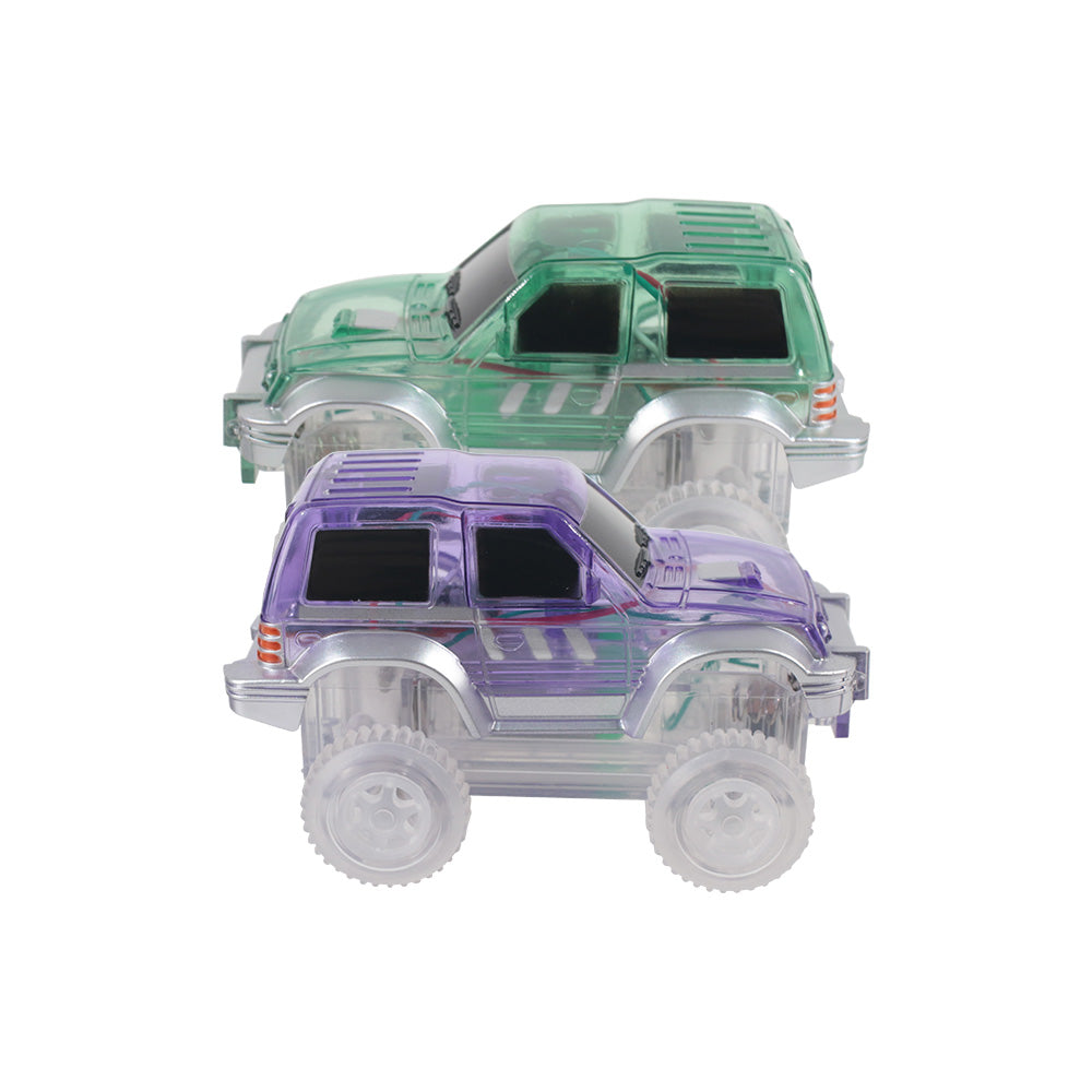 Cleverclixx Bíll fyrir bílabraut - Pastel Purple