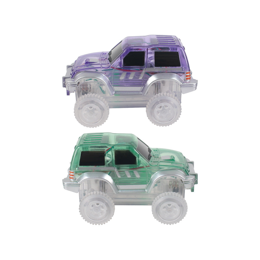 Cleverclixx Bíll fyrir bílabraut - Pastel Purple