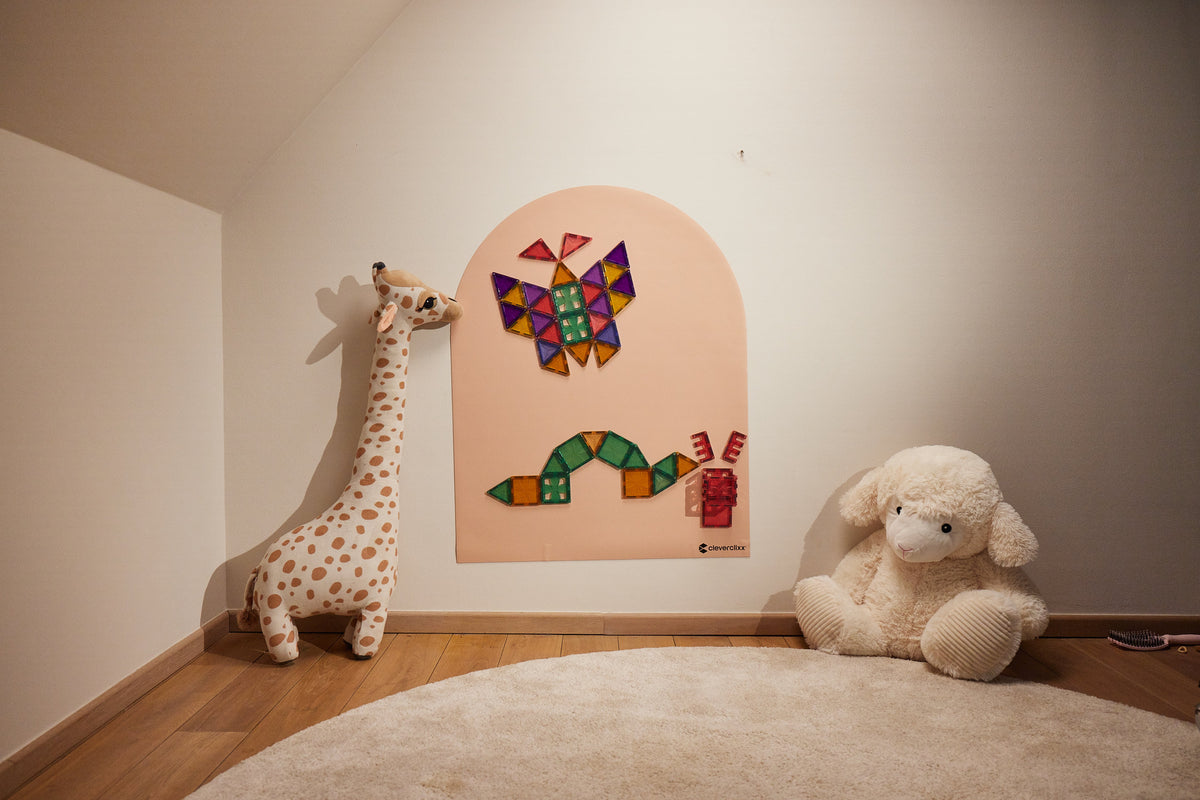 Cleverclixx Segulvegglímmiði 95 × 75 cm - Soft Nude