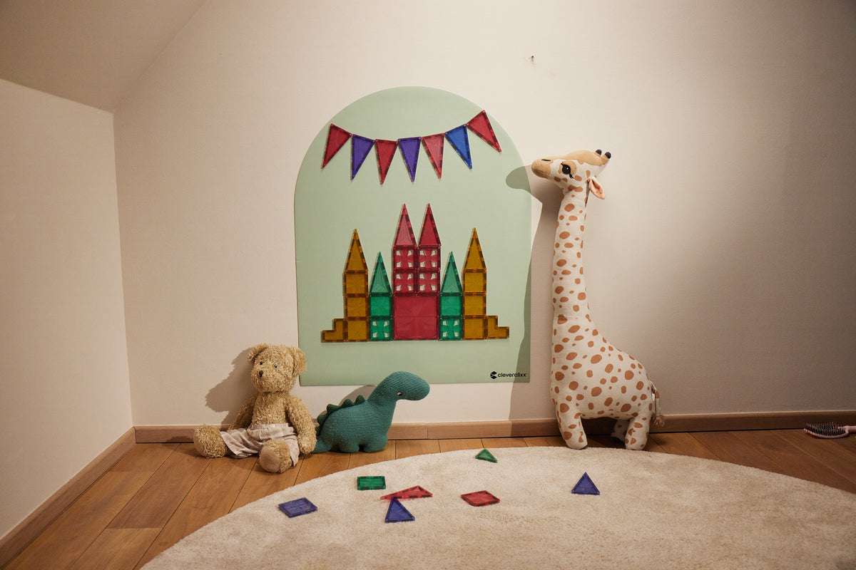 Cleverclixx Segulvegglímmiði 95 × 75 cm - Soft Olive