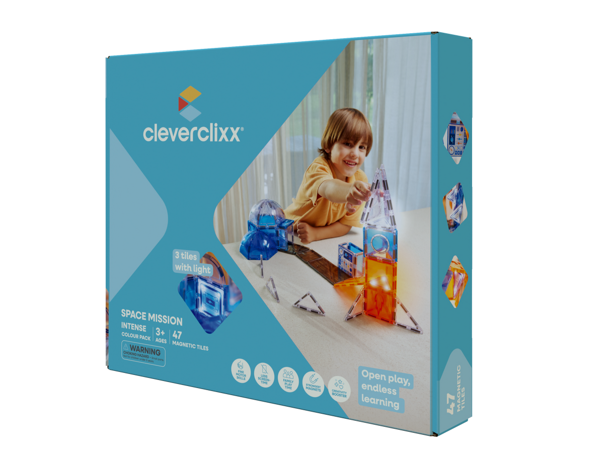 Cleverclixx Geimferð Space Mission - 47 hlutar – askja