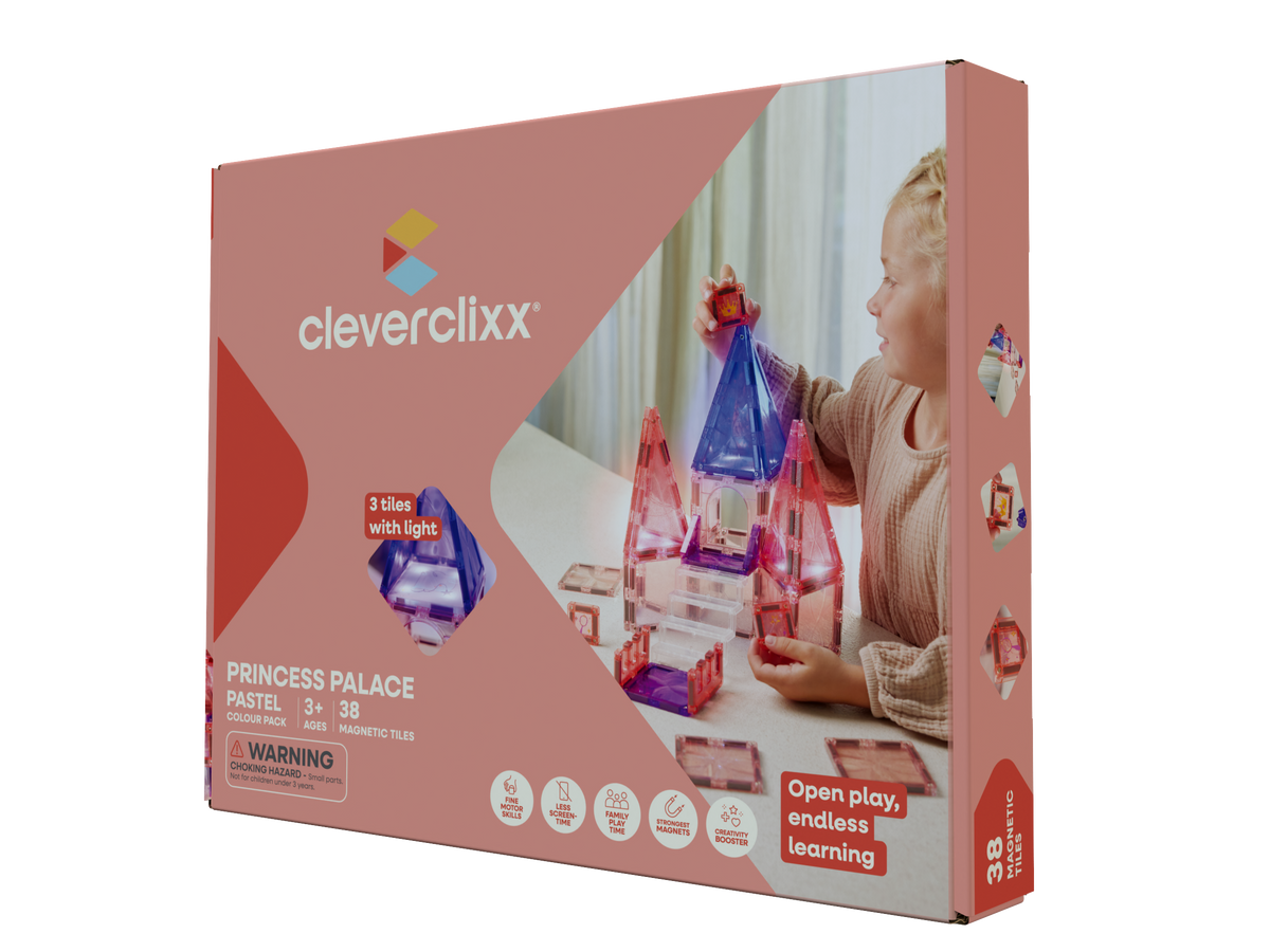Cleverclixx Prinsessuhöll Princess Palace - 38 hlutar – askja