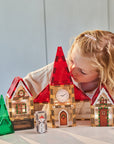 Cleverclixx Jóladagatal Christmas Village - 46 hlutar
