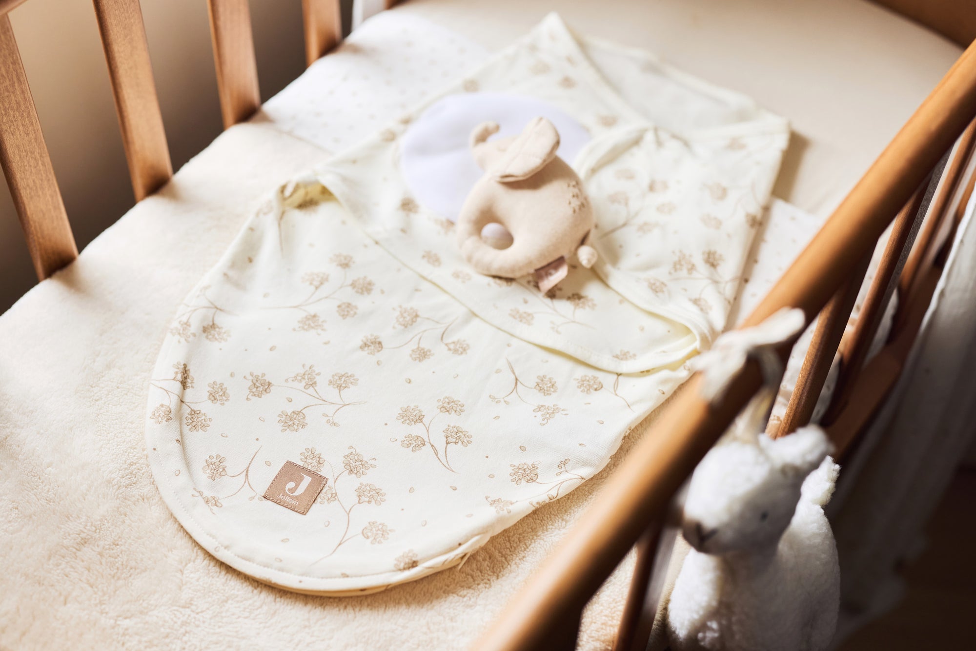 Svefnpoki Wrapper nýbura - Leafy Dreams - miniplay.is