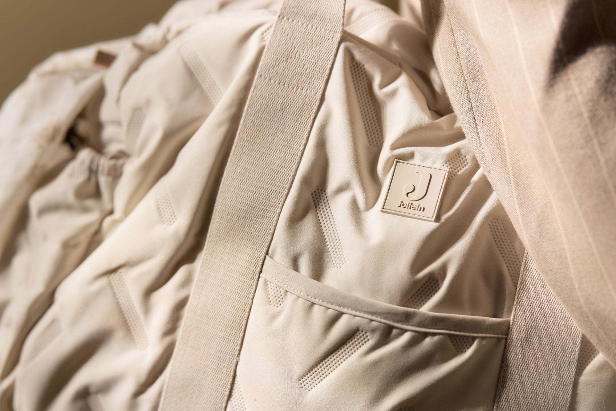 Skiptitaska Embossed Lily - Milky Coffee - miniplay.is