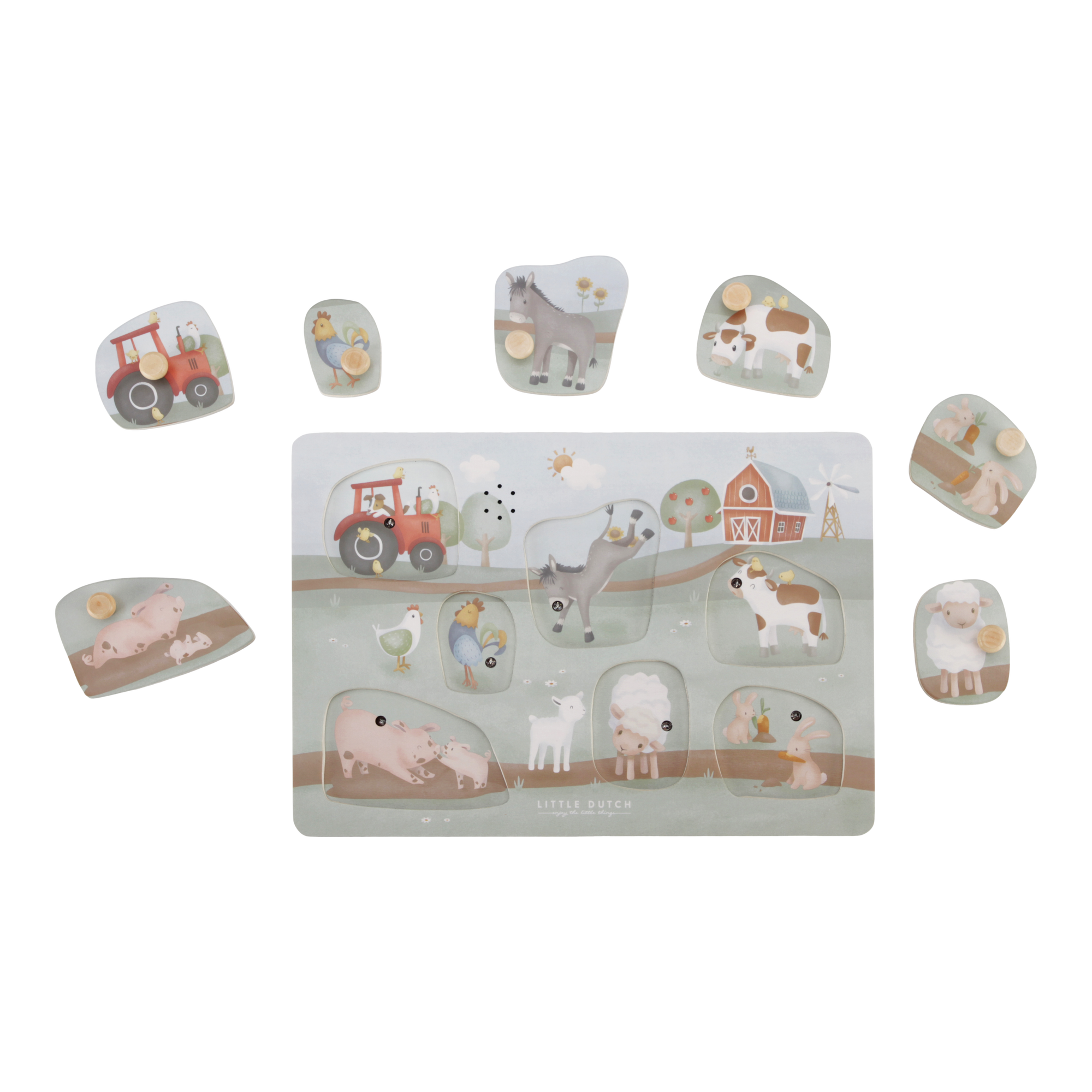 Farm Púsl með hljóðum - miniplay.is