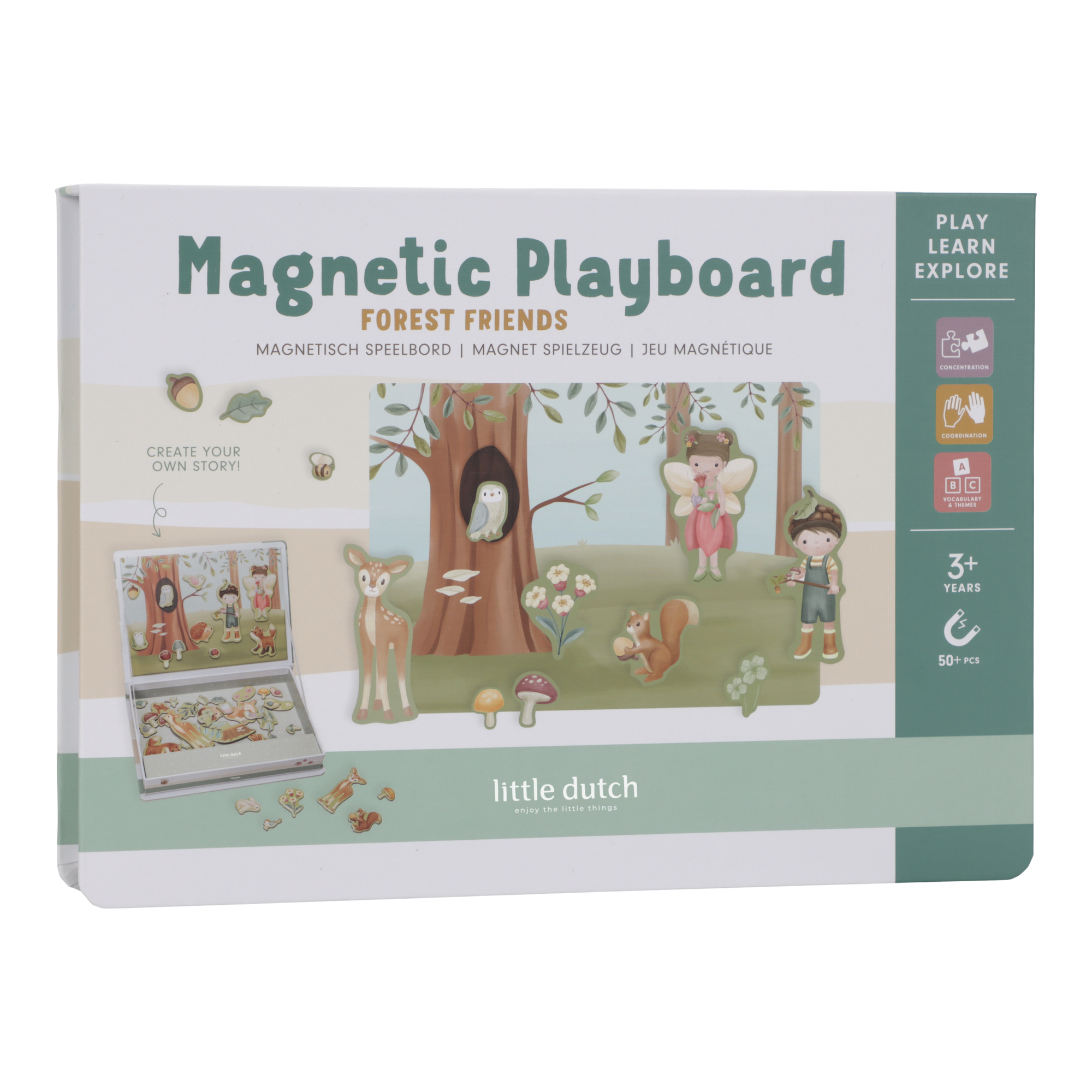 Forest friends - Segul dúkkulísur - miniplay.is