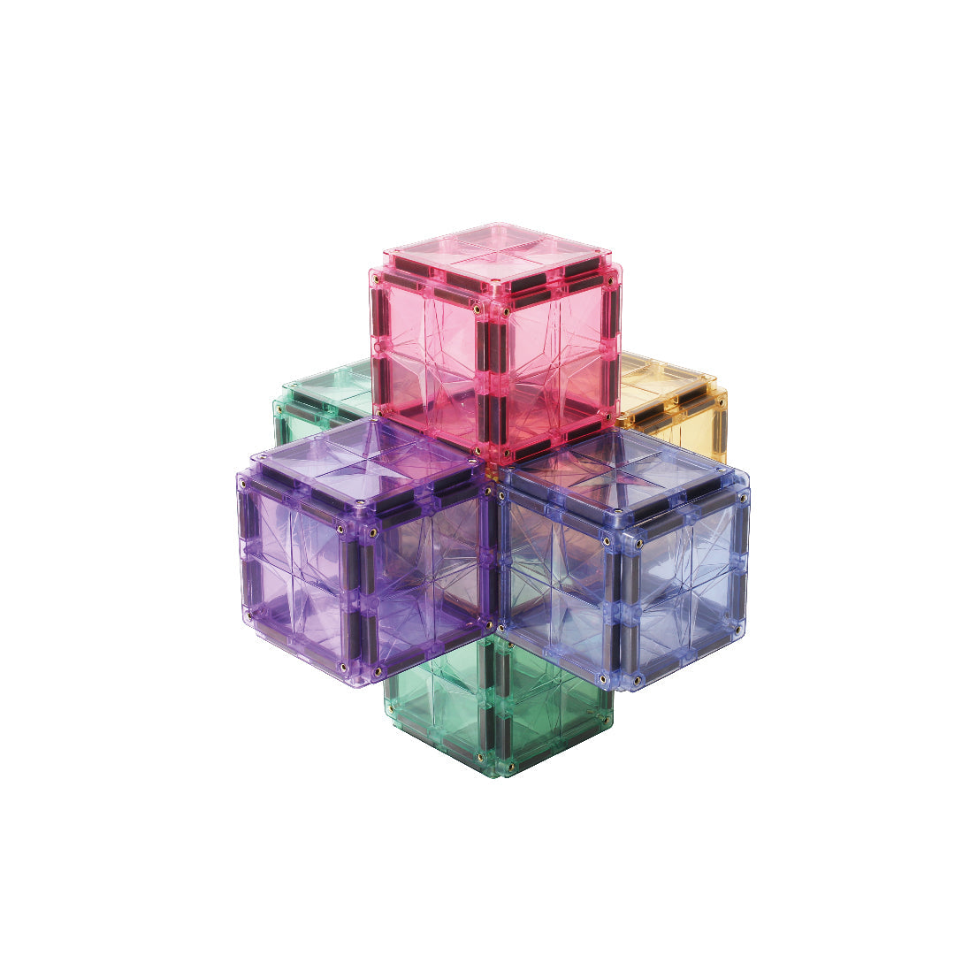 Cleverclixx Segulkubbar Petite Pastel - 36 hlutar