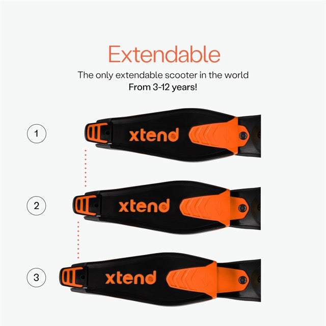 4-in-1 Xtend Ride-on - Orange - miniplay.is