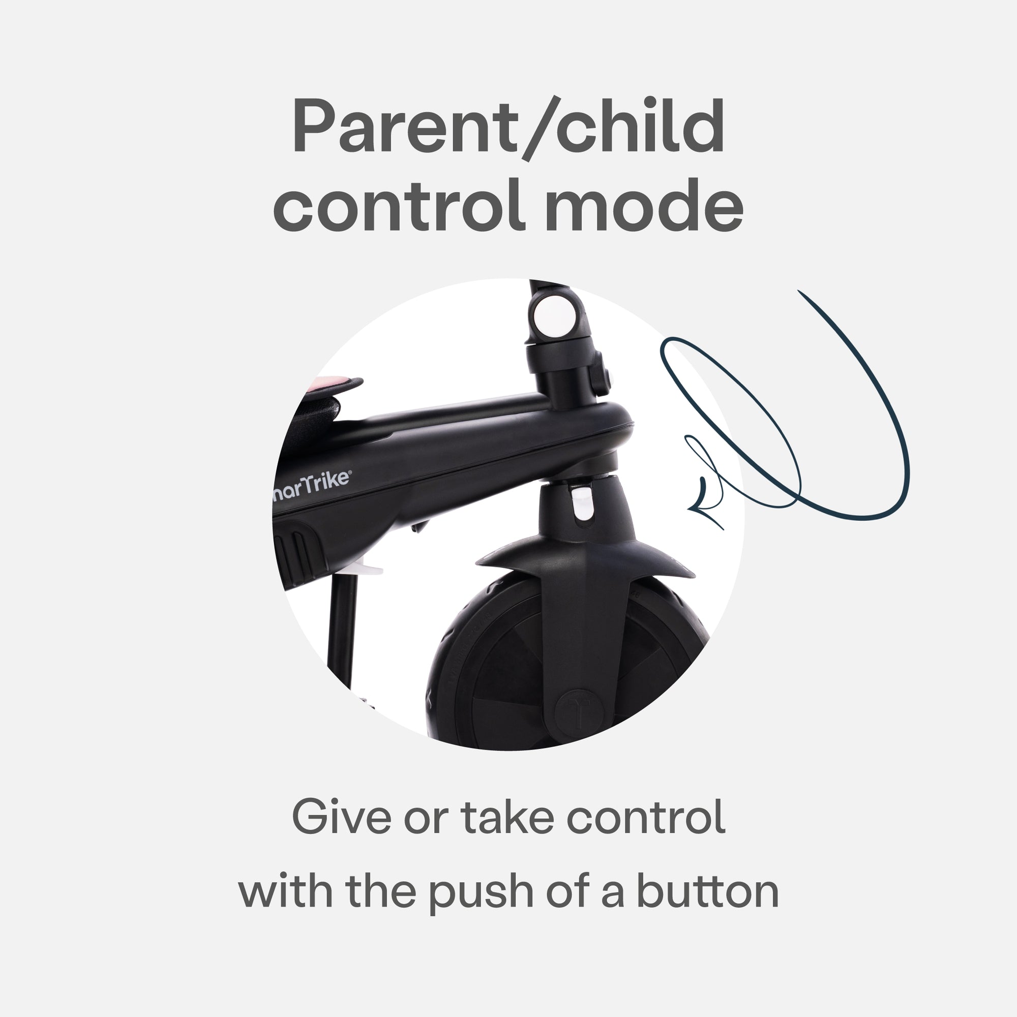 STR 3 Þríhjól - Peach - miniplay.is